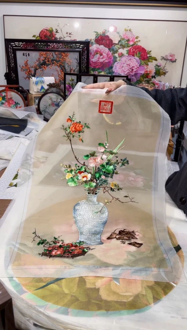 刺绣韩****）郎世宁午瑞图