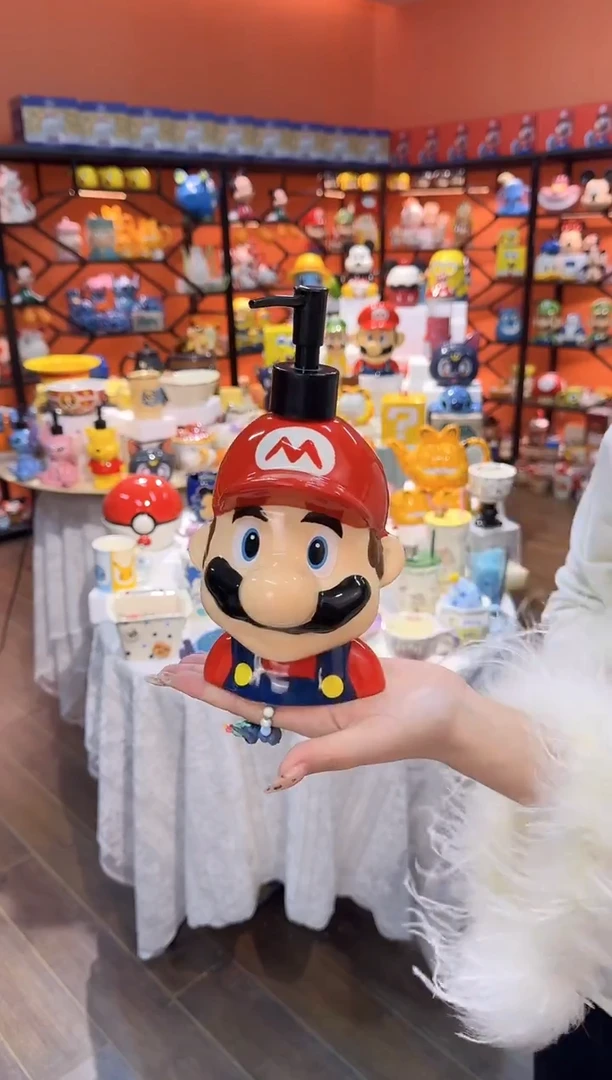 瓷片@@立体陶瓷分装按压瓶