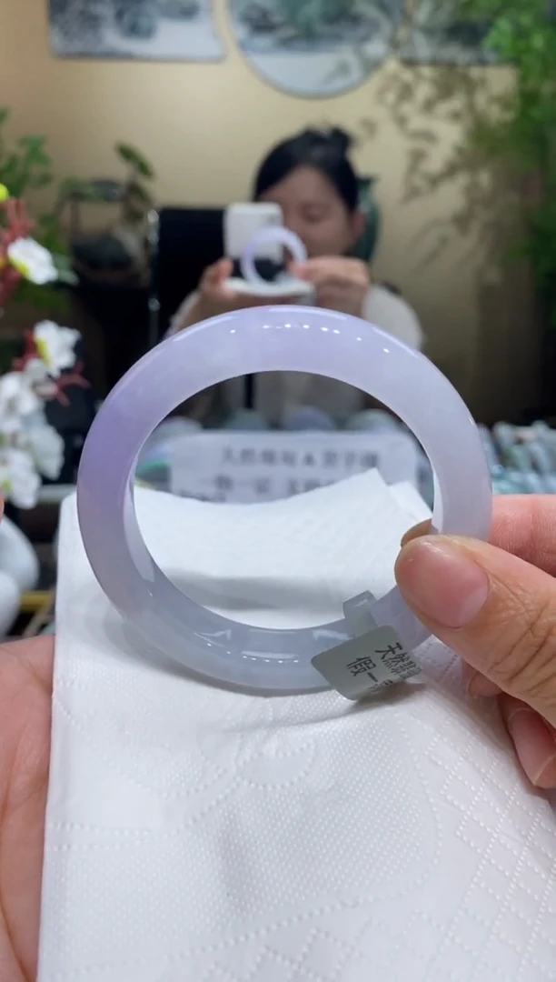 翡翠手镯未镶嵌翡翠55-56