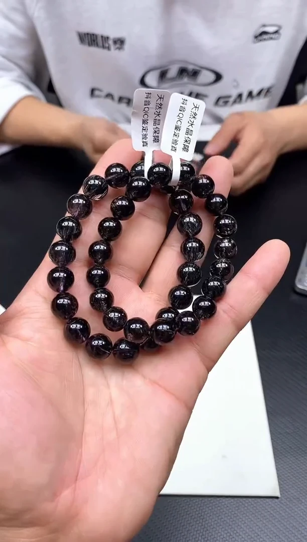 未镶嵌手串水晶A3黑发10mm多样性发其一