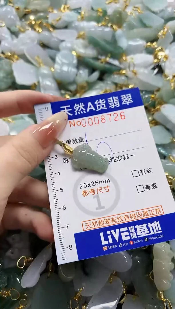颈饰未镶嵌翡翠天然A货翡翠