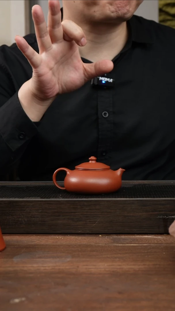 茶杯紫砂朱泥小寒江     130CC