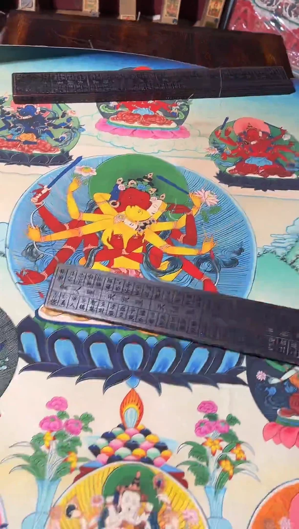 卷轴画东东唐卡tk16