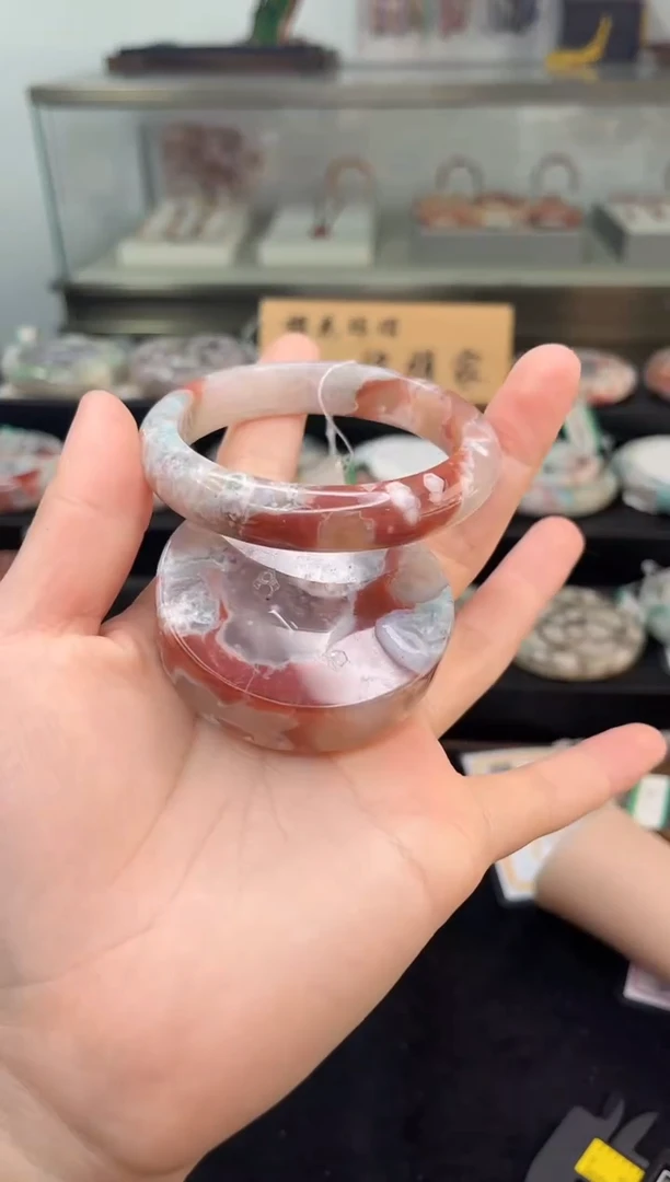 未镶嵌手镯石英质玉56圈口（赠品镯心）s906876