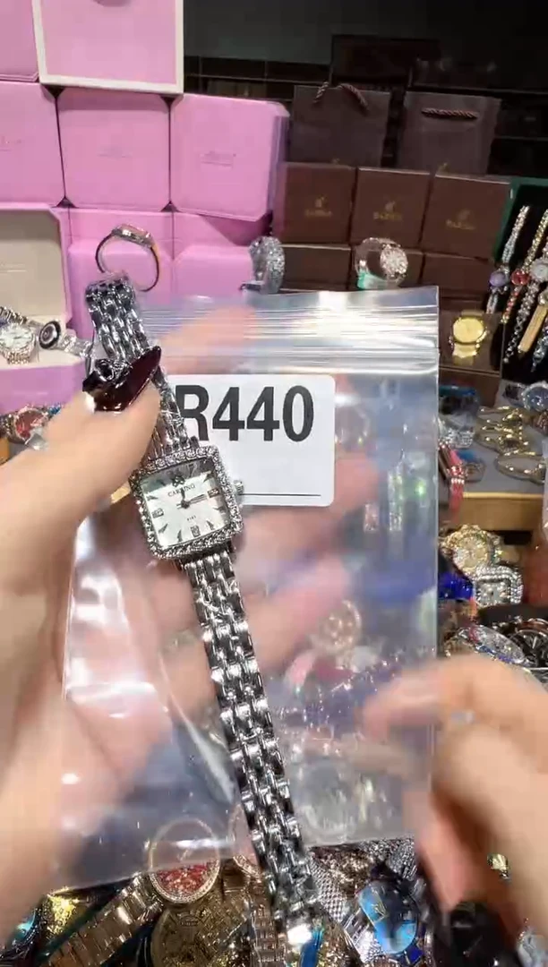 石英机芯不锈钢不锈钢直播定闪专用