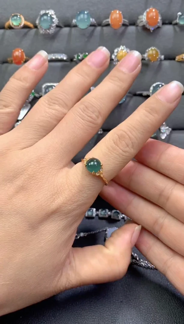 未镶嵌戒指翡翠天然A货翡翠