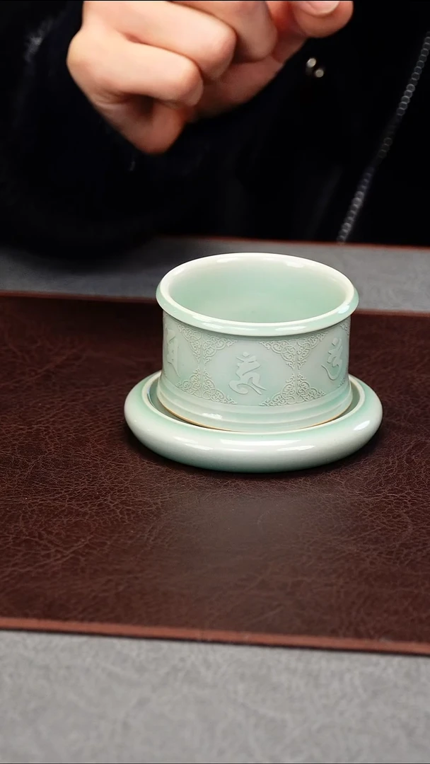 青瓷手工茶器包邮