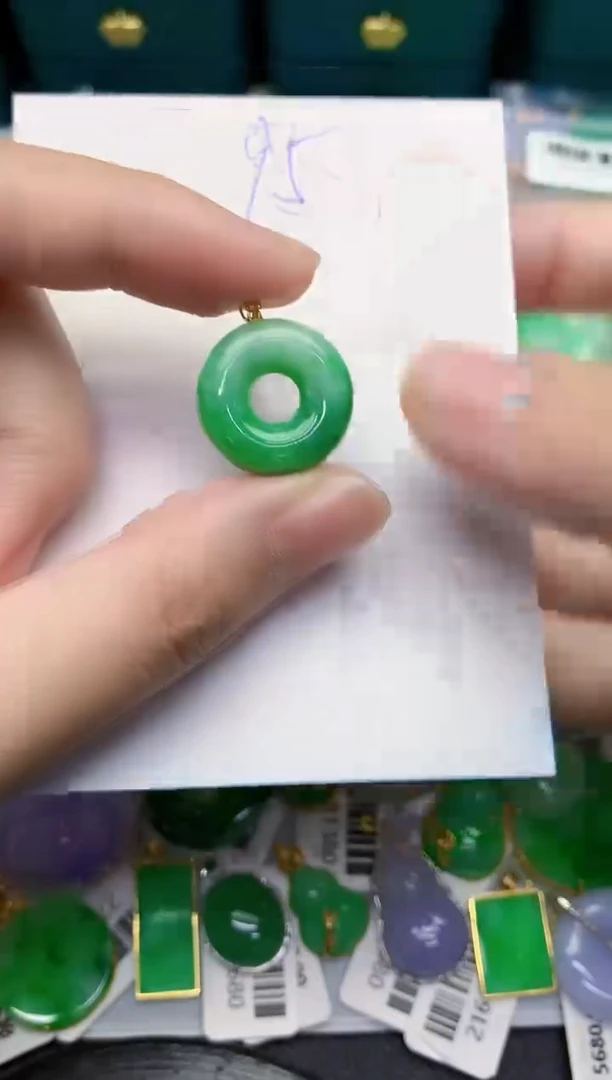 【闪购商品】翡翠18K金镶嵌颈饰000000000
