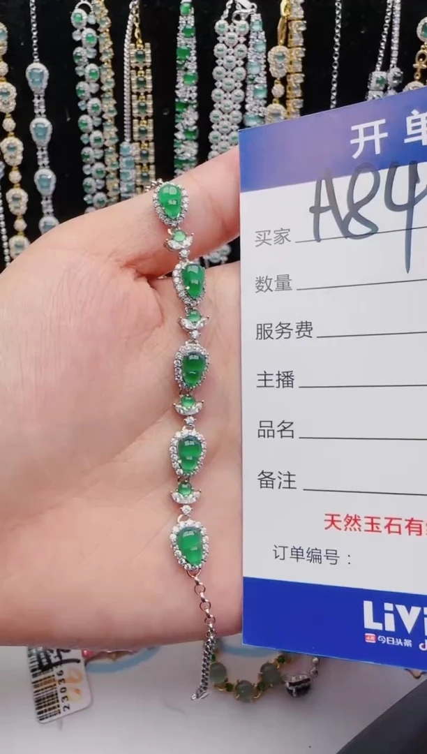 翡翠戒指银S925镶嵌2222