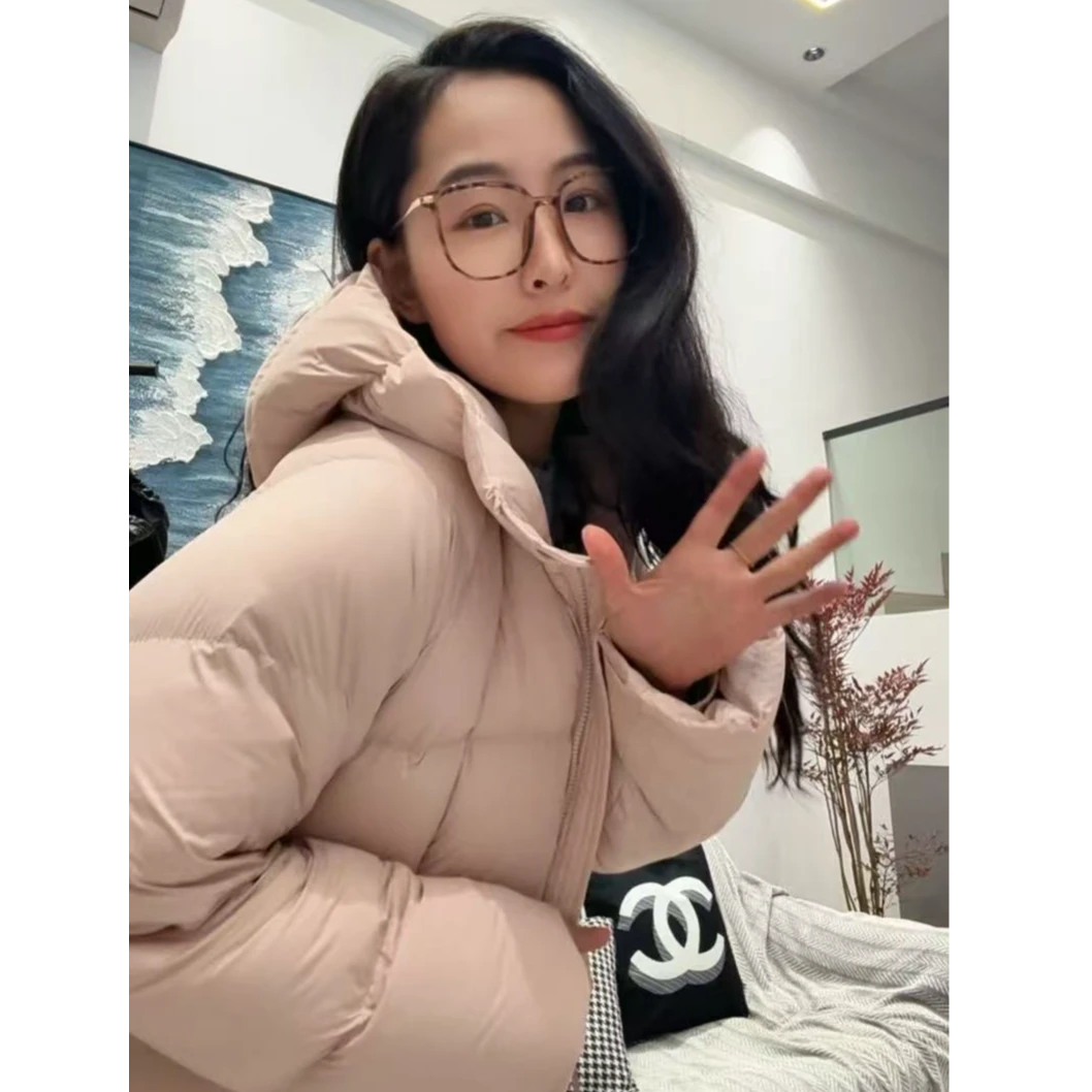 奶油羽绒 高充绒量泡芙感连帽外套