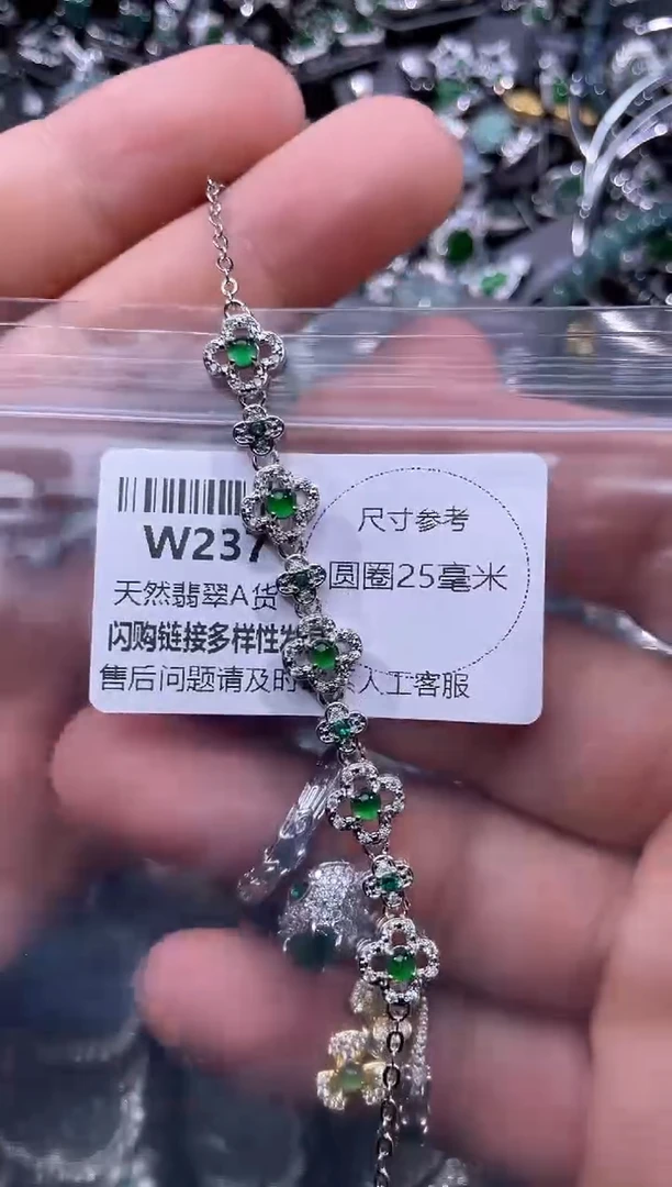 【闪购商品】翡翠颈饰未镶嵌W237手链