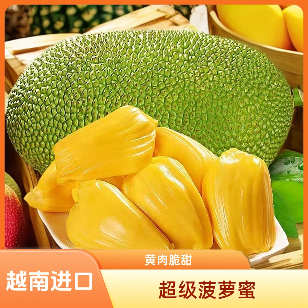 越南超级黄肉菠萝蜜6-8斤/净果【阿班果业】越南