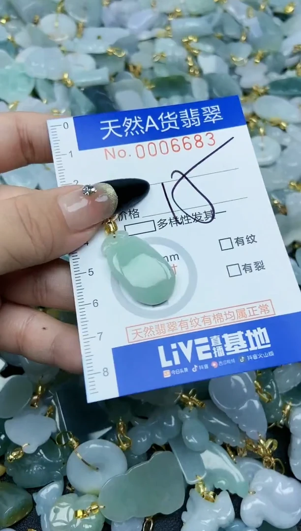 【闪购商品】翡翠颈饰未镶嵌天然A货翡翠