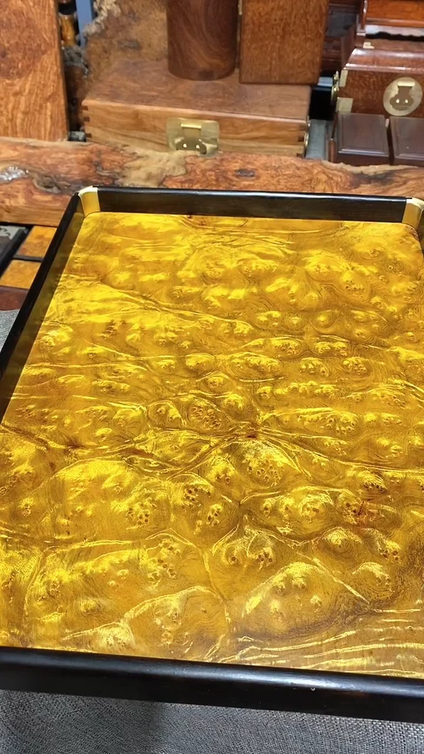 香樟木大茶盘一个