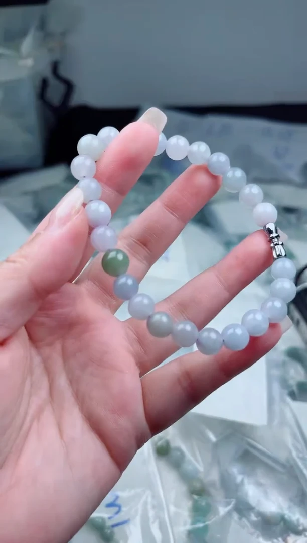 翡翠未镶嵌颈饰珠串