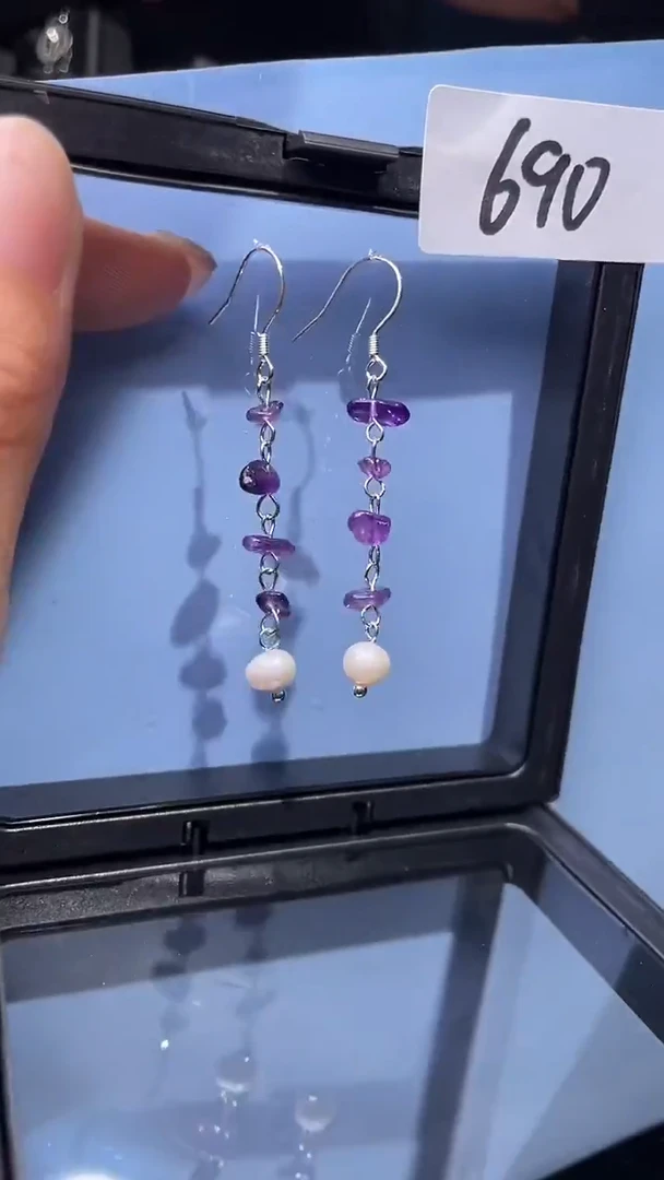 未镶嵌耳饰淡水珍珠喜欢拍随机发