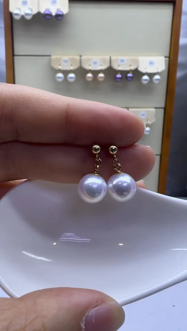 未镶嵌耳饰淡水珍珠120