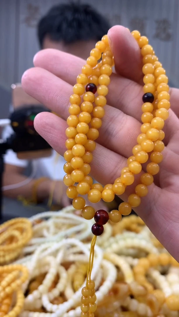 未镶嵌蜜蜡裸石链子多样性发其一