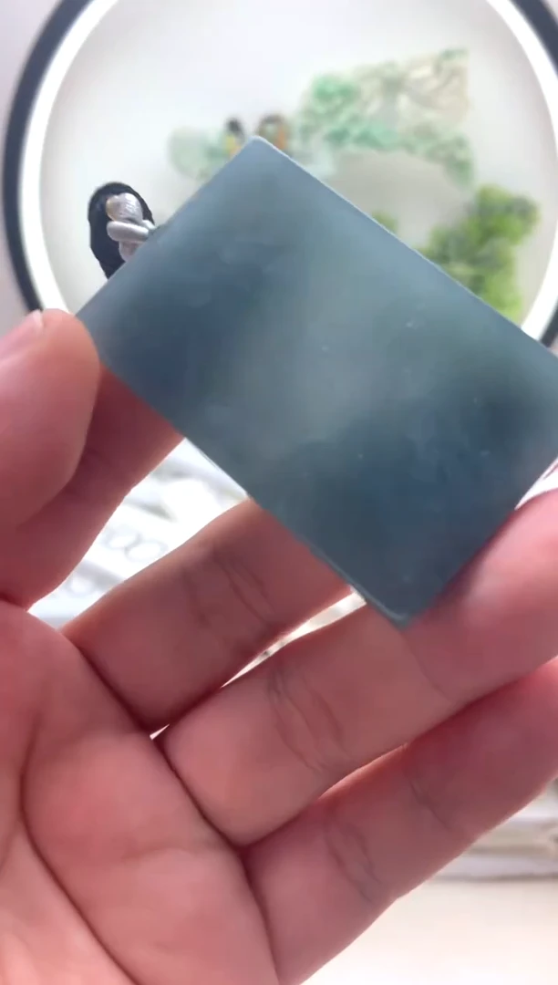 颈饰未镶嵌翡翠无事牌