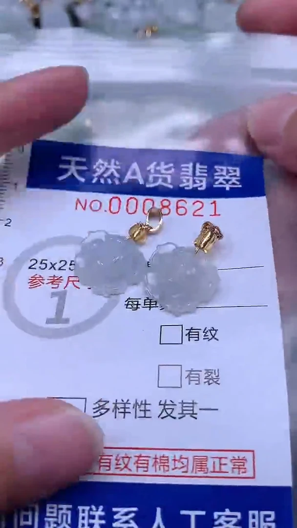 翡翠未镶嵌吊坠(不含链)1