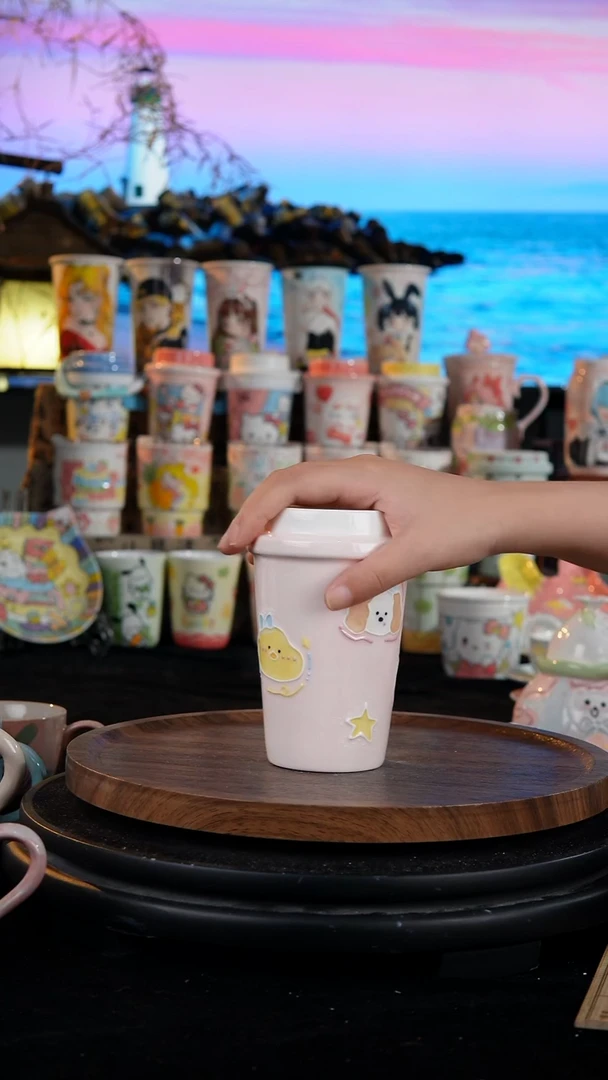 陶瓷便携款手工手绘景德镇陶瓷