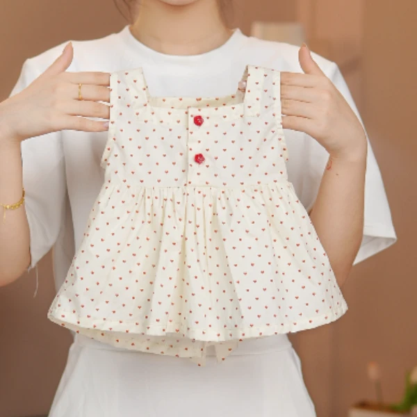 新生儿夏季女宝宝外出连体衣婴儿满月百天夏款爬服哈衣