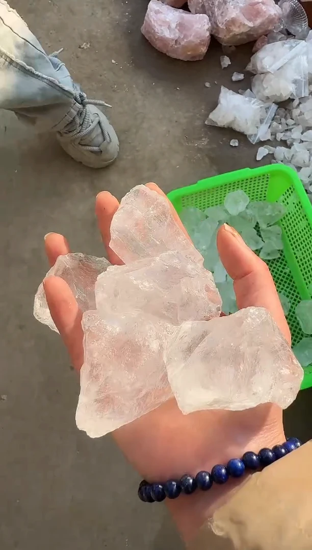 【闪购商品】水晶摆件未镶嵌白阿塞多样性发一个706