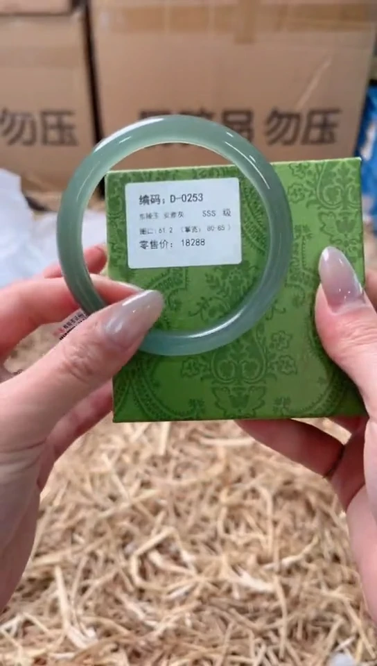 未镶嵌手镯石英质玉D-0253