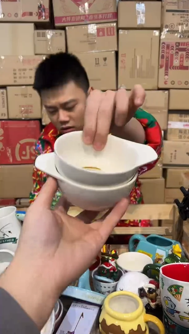 【闪购商品】杯陶瓷高温小碗2件套