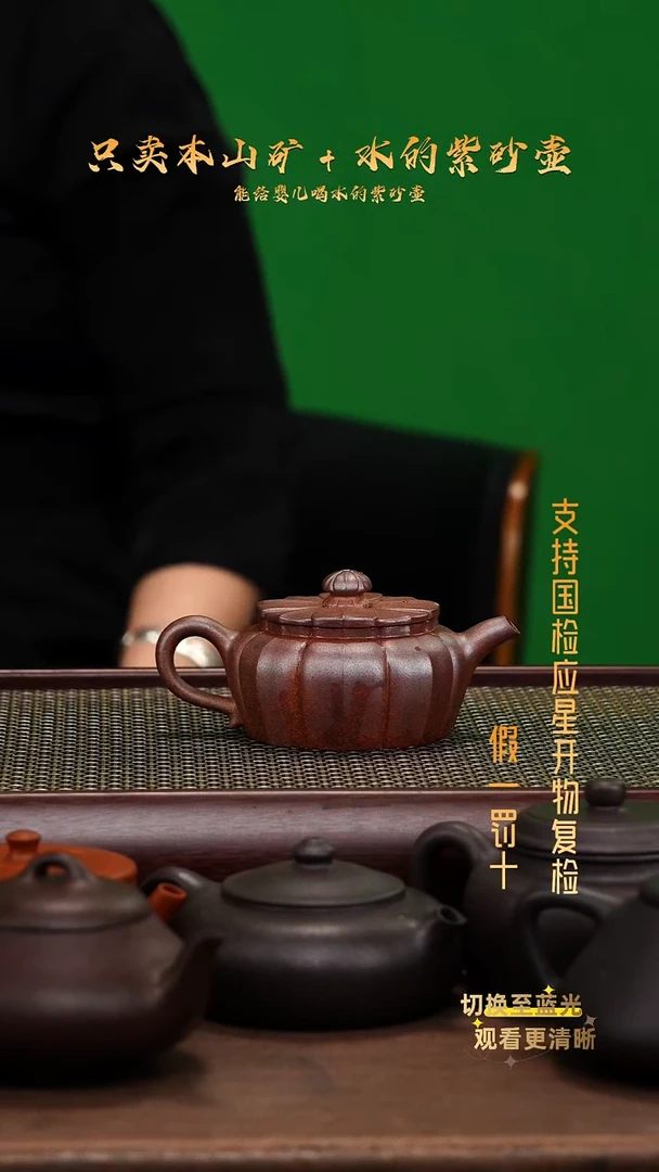 茶壶紫砂零添加全手工龙窑柴烧鸣远菱花