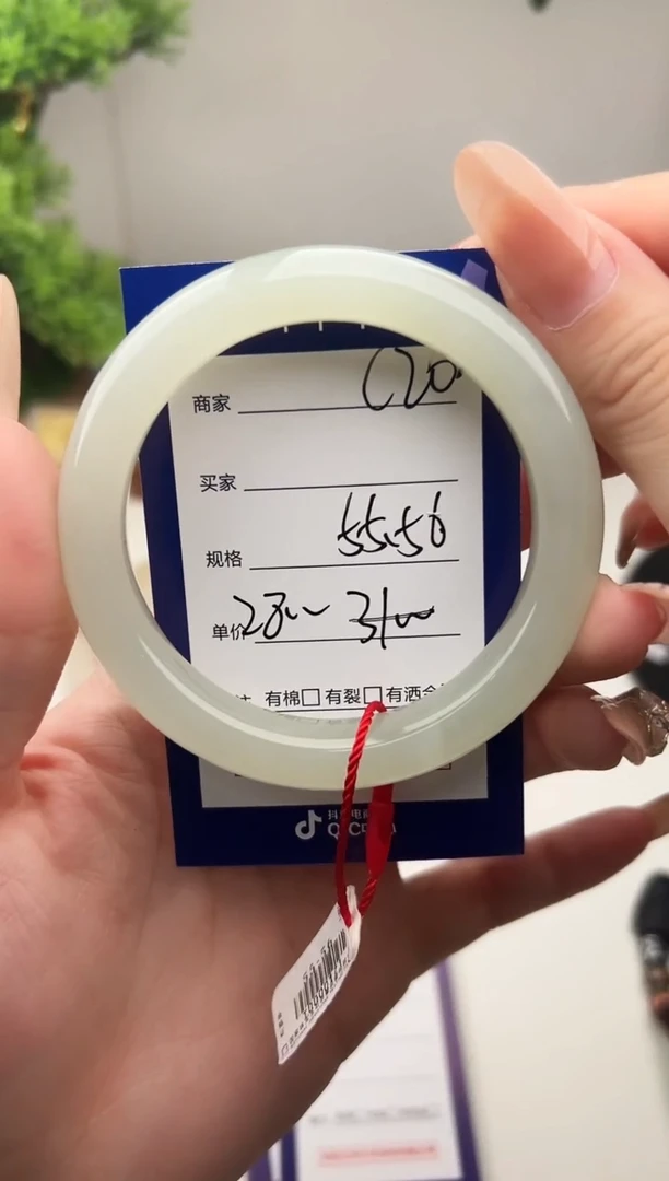 未镶嵌手镯和田玉微色差C20