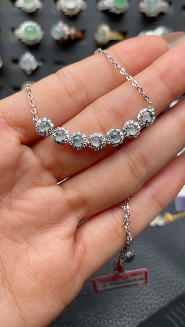 【闪购商品】翡翠戒指银S925镶嵌2222222222  45