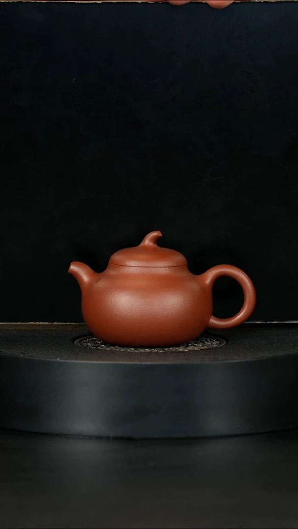 【闪购商品】紫砂茶壶特价陶都路精挑全红面降坡茄瓜