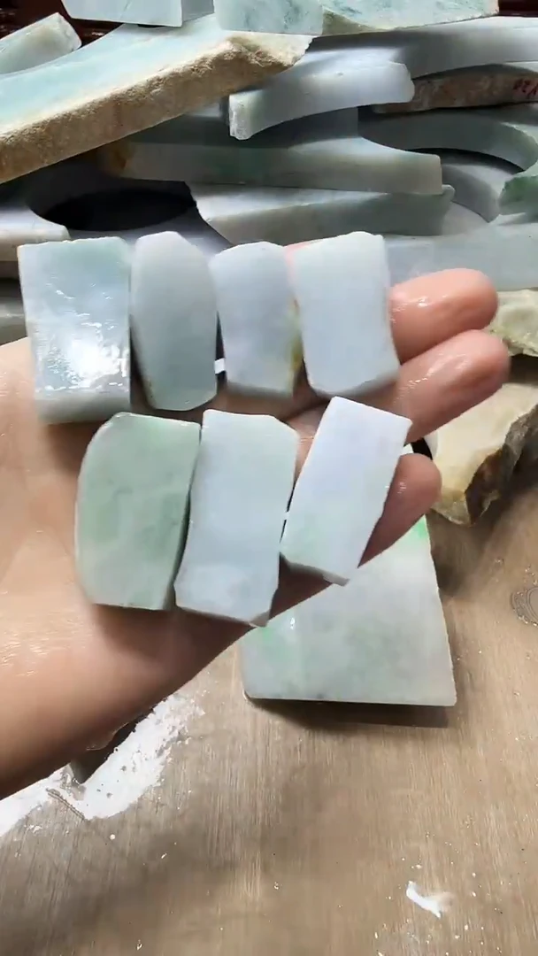 裸石翡翠天然翡翠A货花603