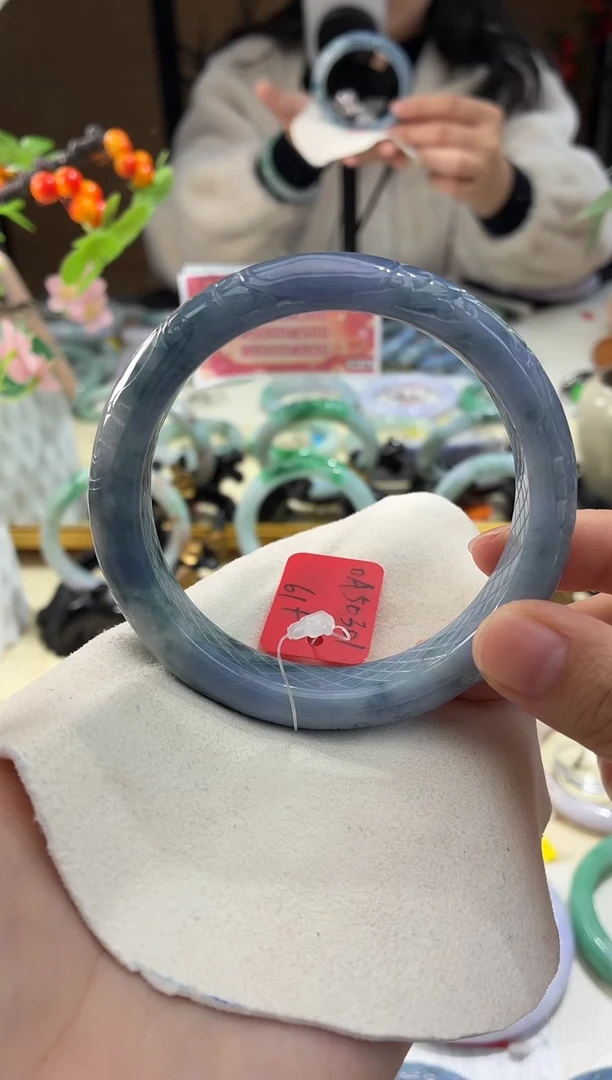 未镶嵌手镯翡翠莀**妈30  翡翠手镯 61