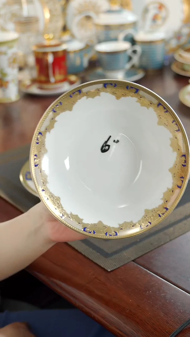 瓷片6英寸水果碗1个