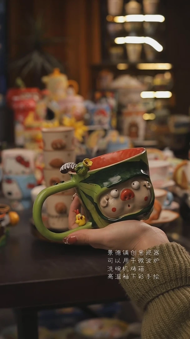 景德镇釉下彩绘设计师款式陶瓷