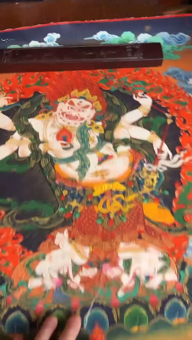 卷轴画手绘唐卡038