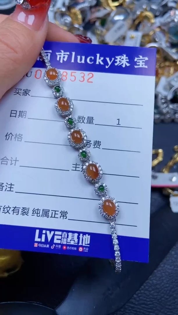 【闪购商品】翡翠颈饰银S925镶嵌8532