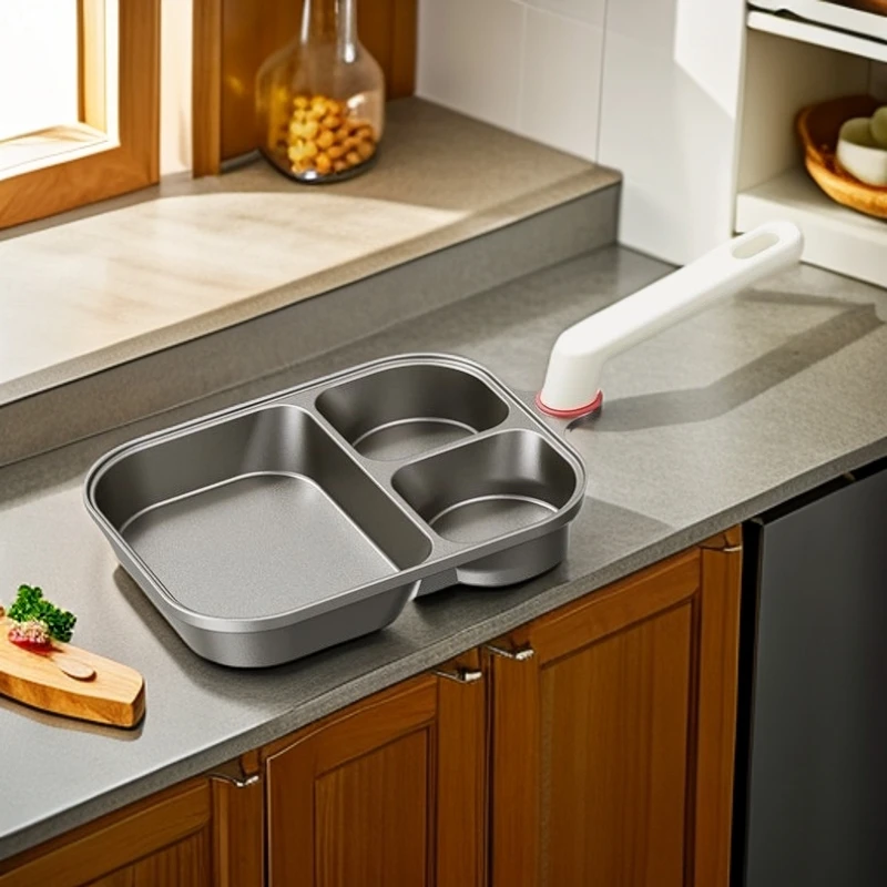 钛金三合一早餐锅多功能牛排蛋堡锅加大加厚平底不粘锅灶具通用