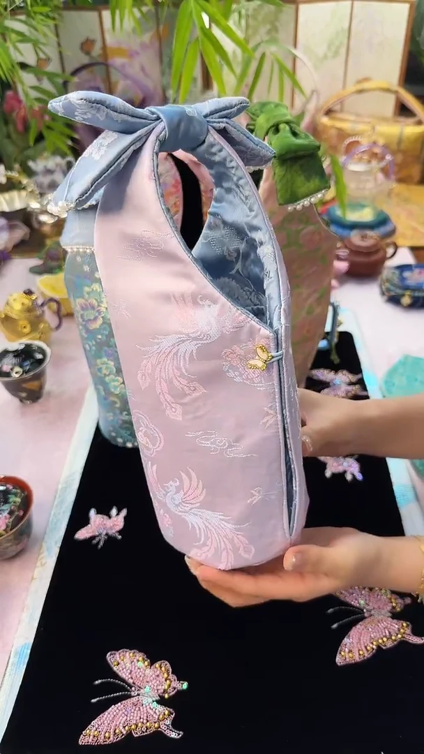 60传家壶包包淡紫色凤凰600cc