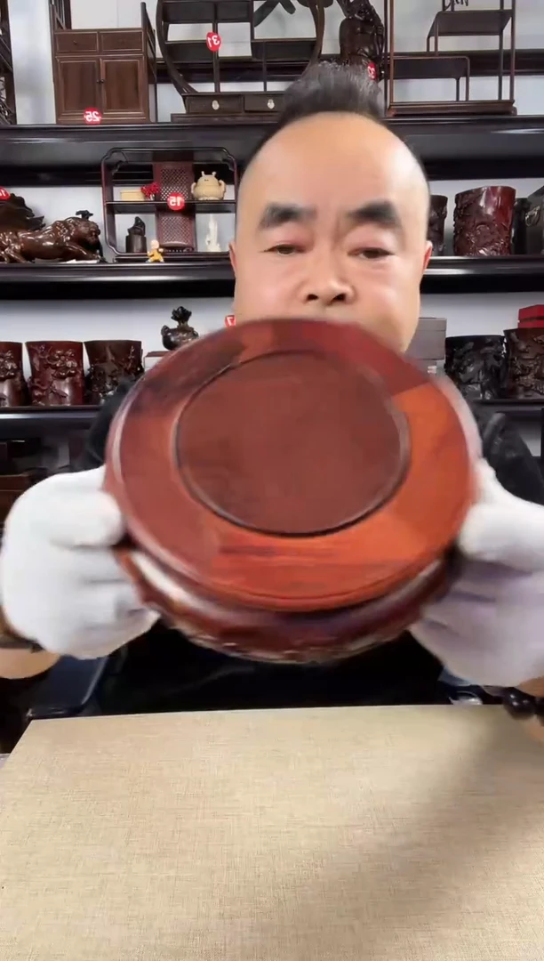 木老李红木工艺品419瑕疵