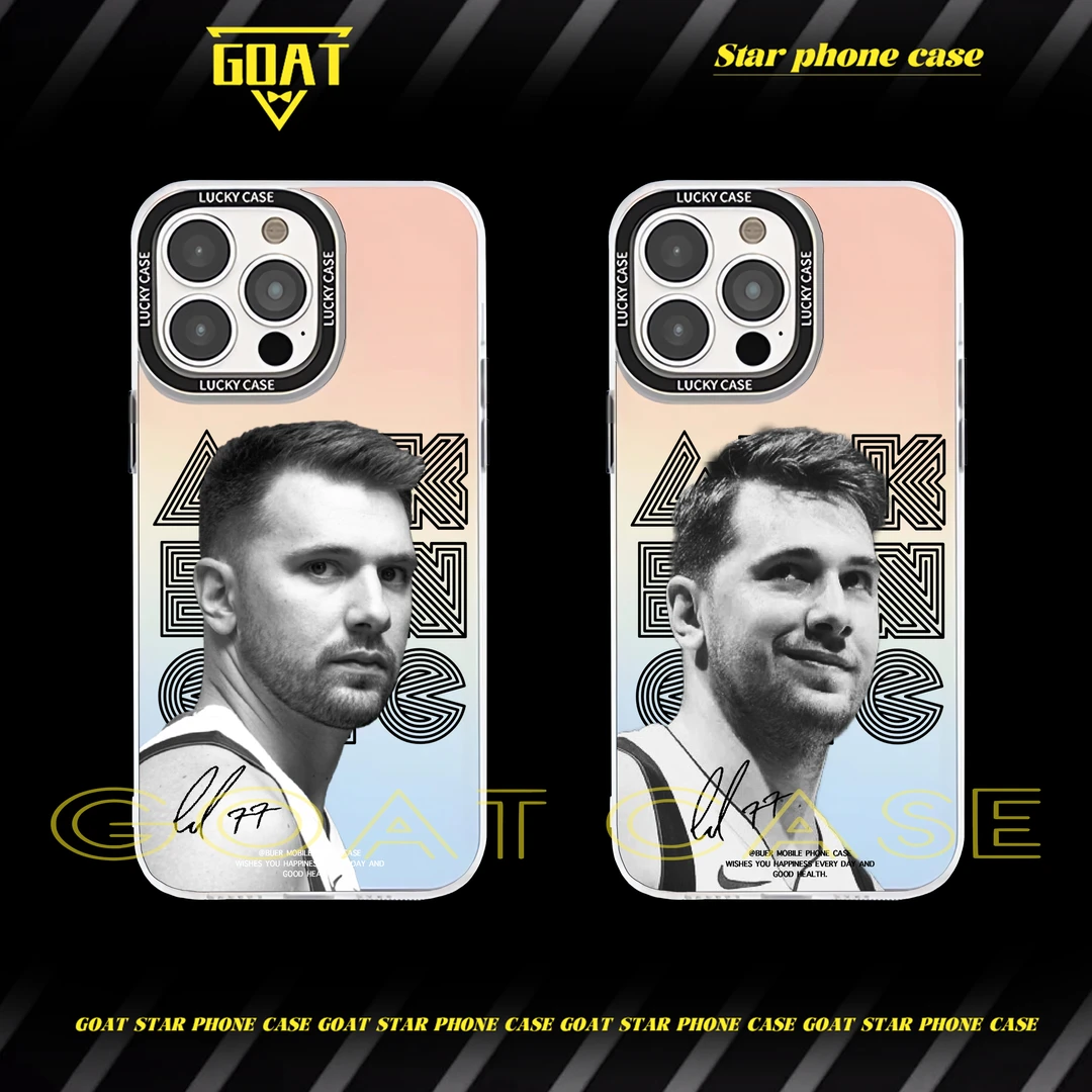 GOAT 东契奇镭射 NBA球星防摔手机壳【适用于苹果华为OPPO小米VI】