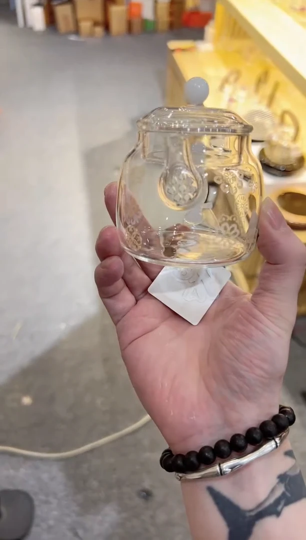 禾器-皮球花言卿壶-白玉色