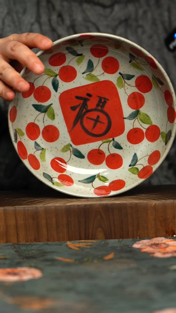 杯釉下彩手工手绘同款陶器