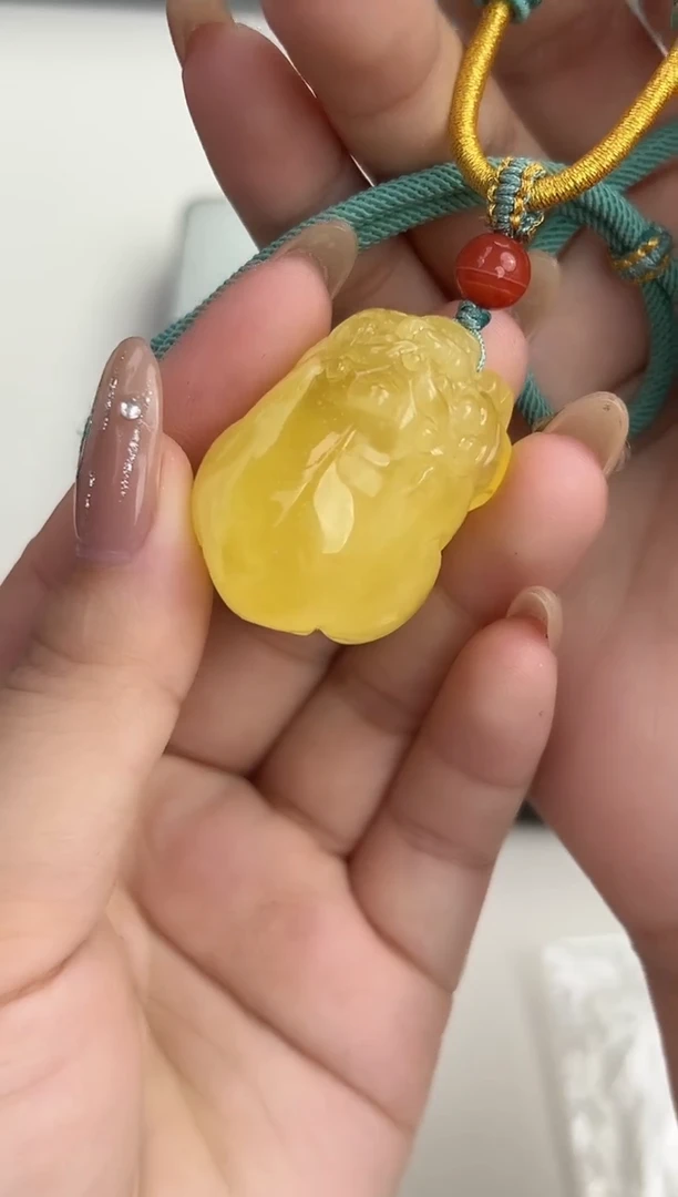 裸石琥珀未镶嵌天然琥珀蜜蜡吊坠