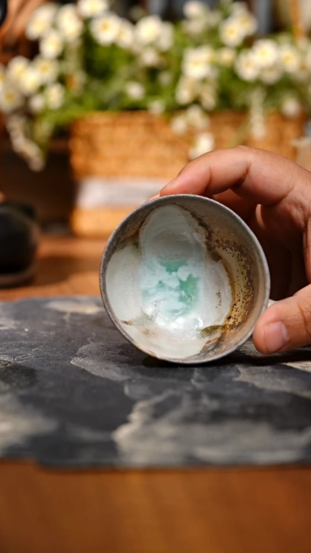 【闪购商品】失圆114号茶碗~~青云柴烧裸烧