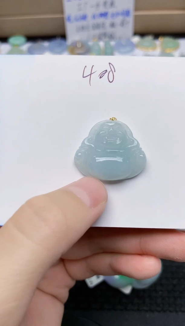 翡翠未镶嵌颈饰天然缅甸A货翡翠