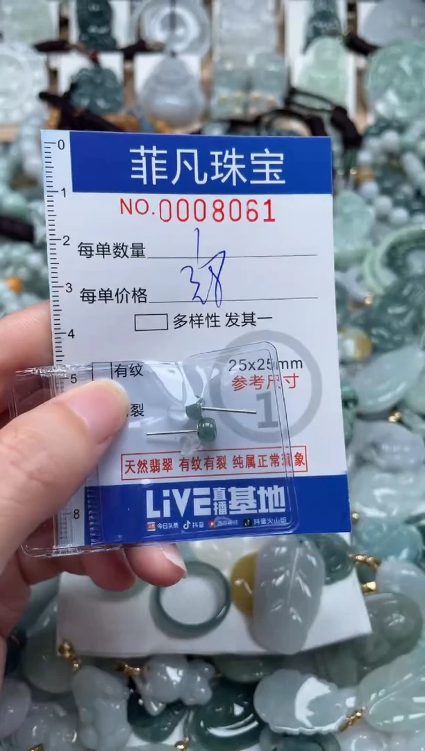 翡翠未镶嵌颈饰00..8061