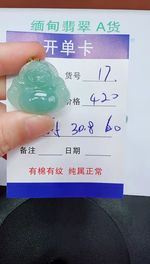 吊坠(赠链)未镶嵌翡翠17